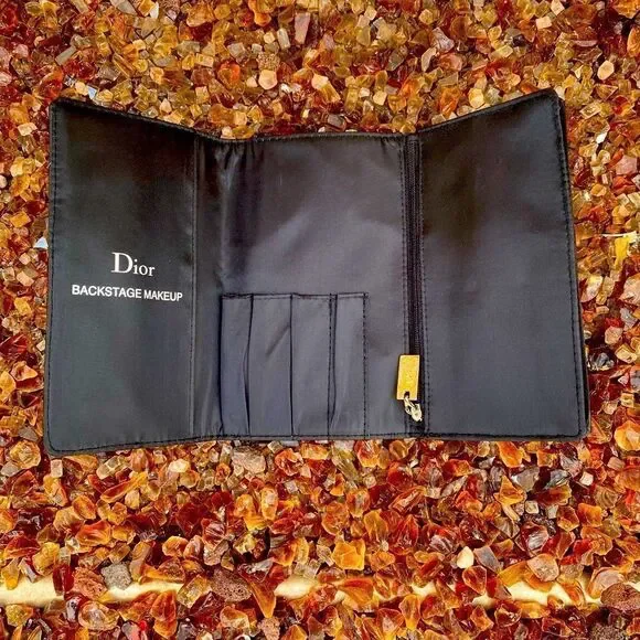 NWOT Christian Dior Beauty Black Backstage Makeup, Makeup Brush Travel Pouch. - Picture 4 of 6